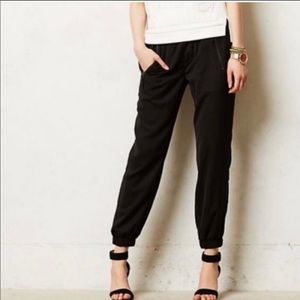 Anthropologie Marrakech Black Joggers
